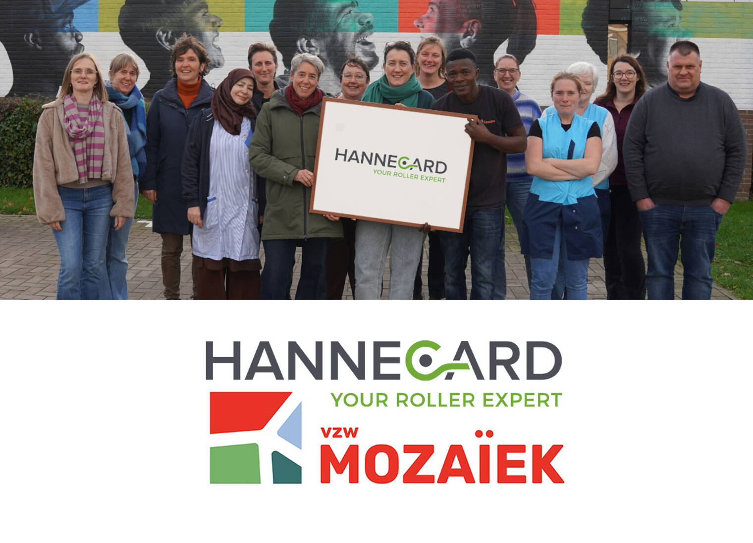 Hannecard supports Mozaïek vzw during their 50th anniversary